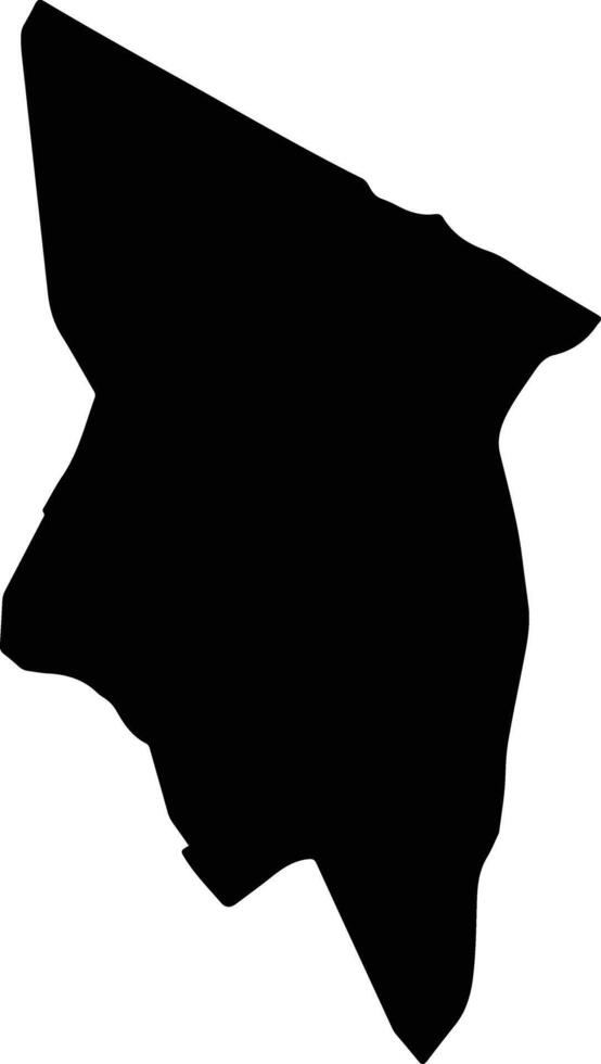 CLEMENTI Singapore silhouette map vector