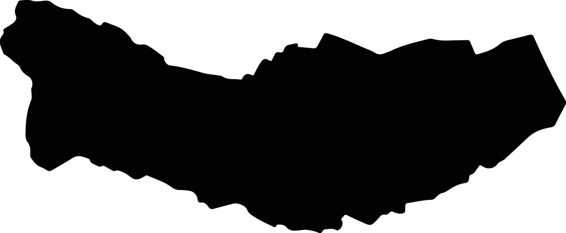 CLEJA Romania silhouette map vector