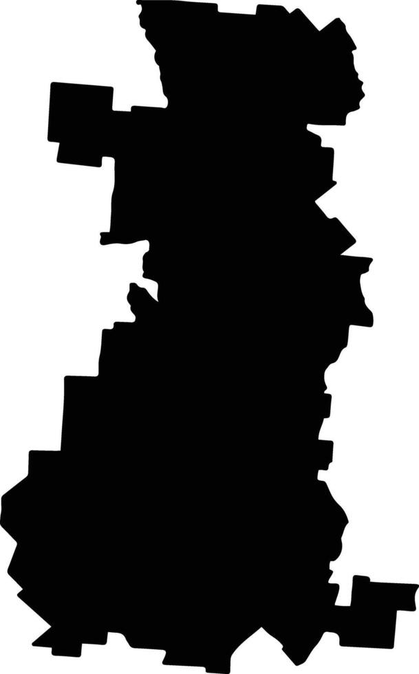 Cloncurry Australia silhouette map vector