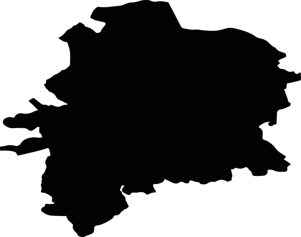 CLUJ NAPOCA Romania silhouette map vector
