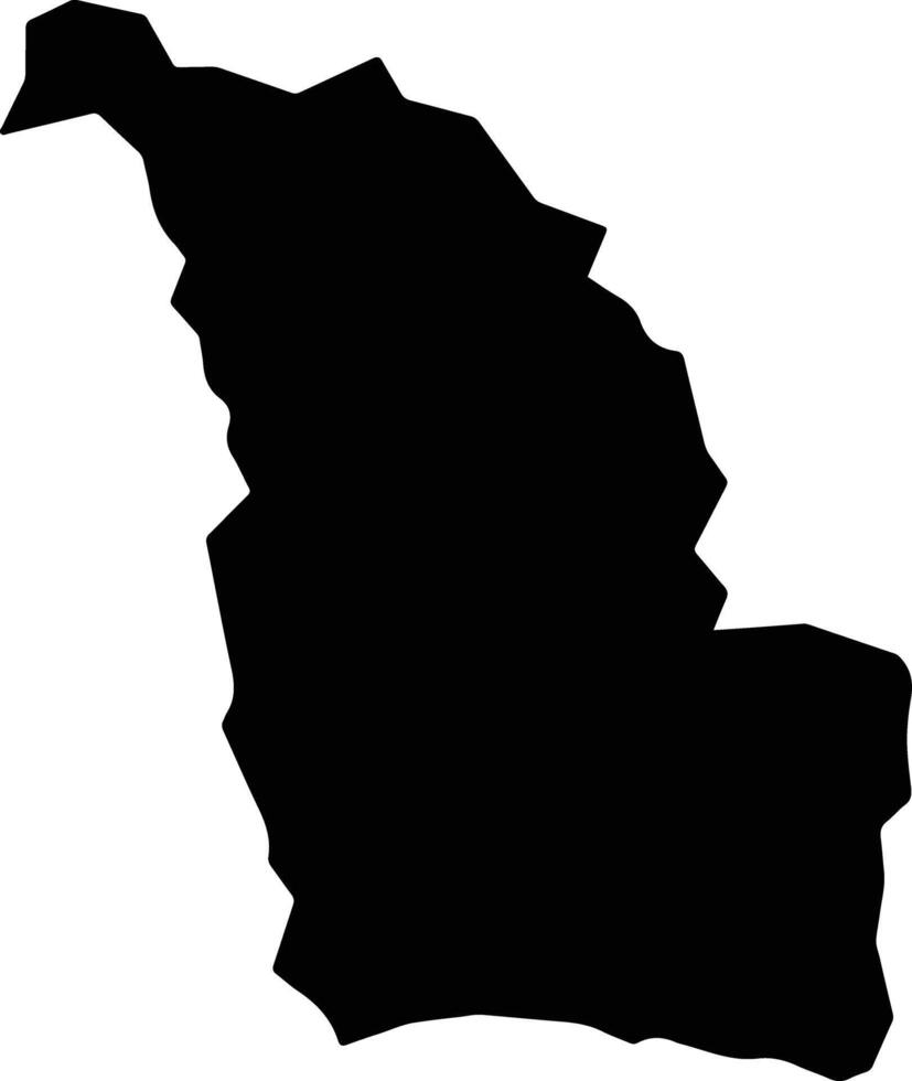 Coacoatzintla Mexico silhouette map vector