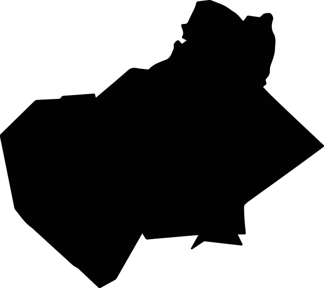 Co Do Vietnam silhouette map vector