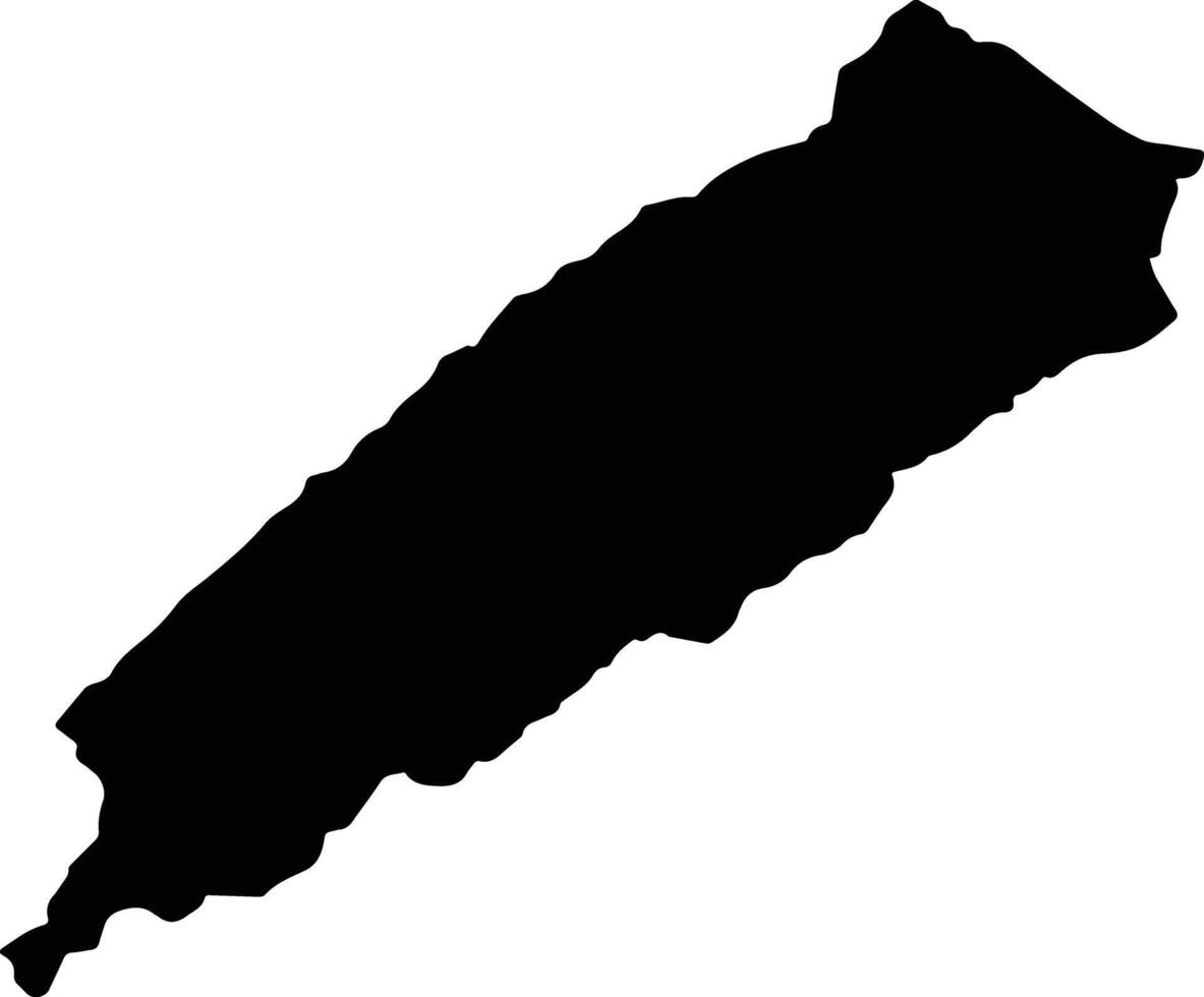 Cocos Brazil silhouette map vector