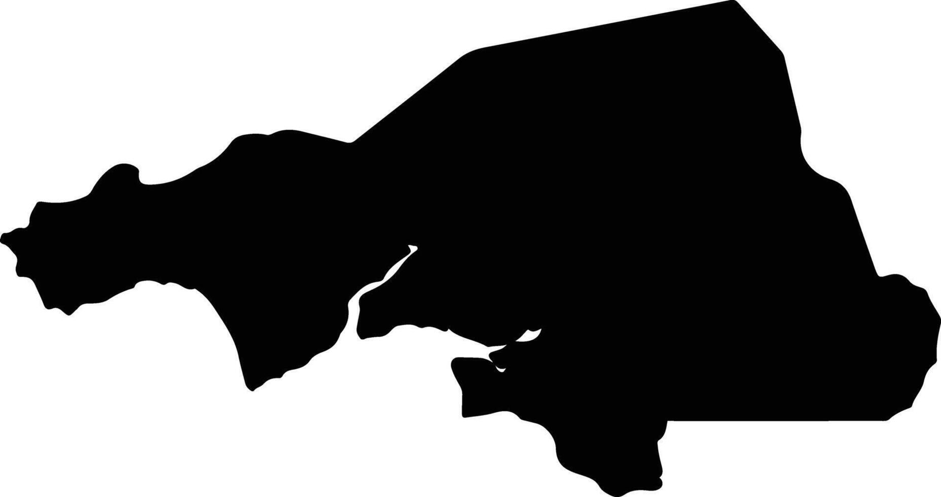 COGO Equatorial Guinea silhouette map vector