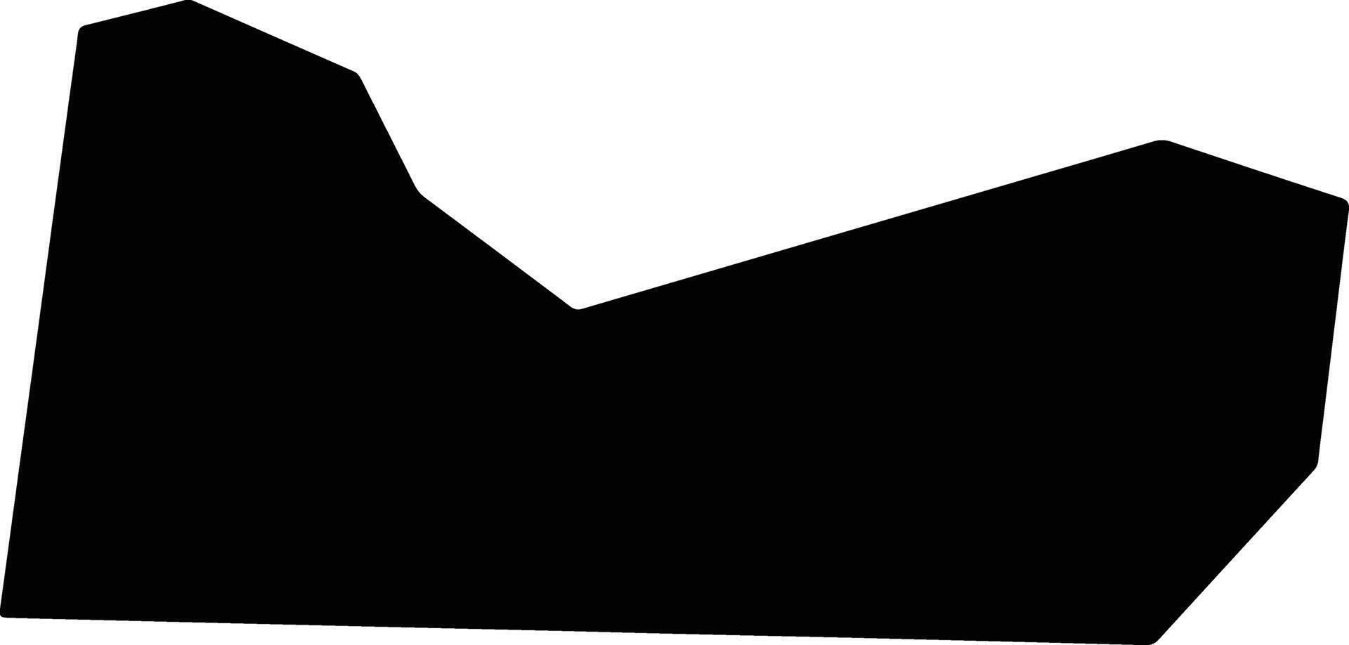Colbert United States silhouette map vector