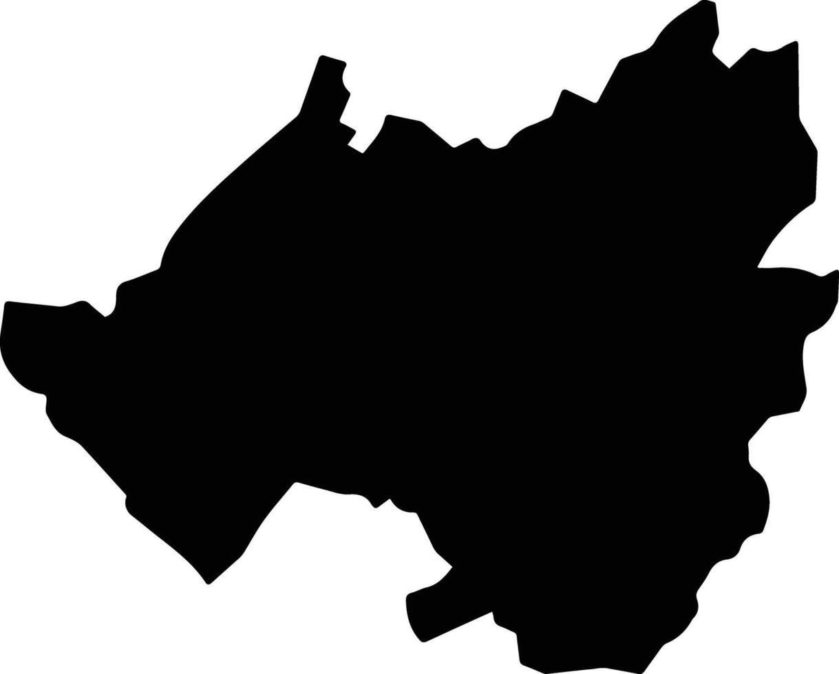 Colipa Mexico silhouette map vector