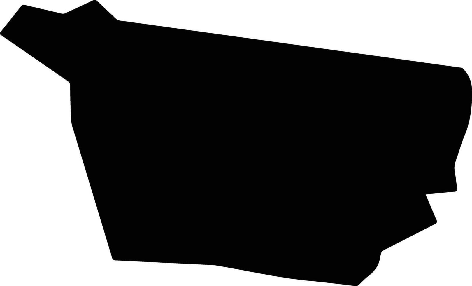 Colonia Valdense Uruguay silhouette map vector