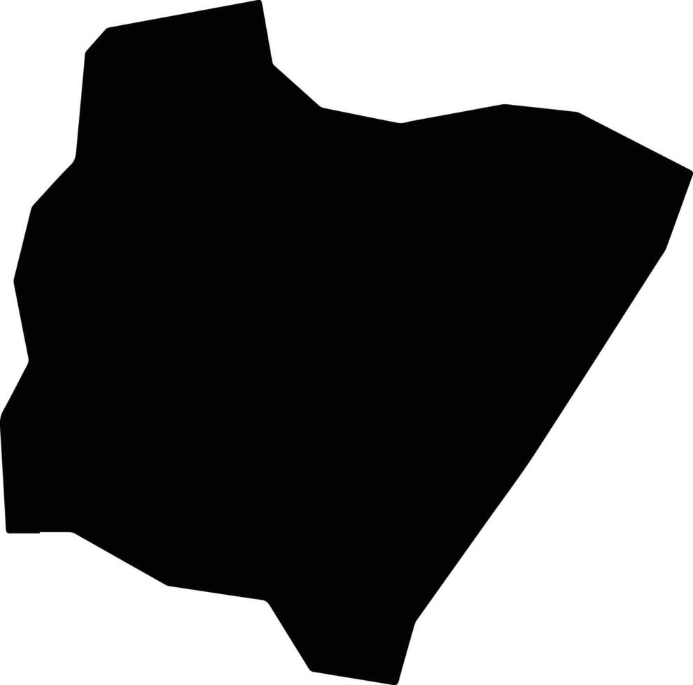 Colotenango Guatemala silhouette map vector