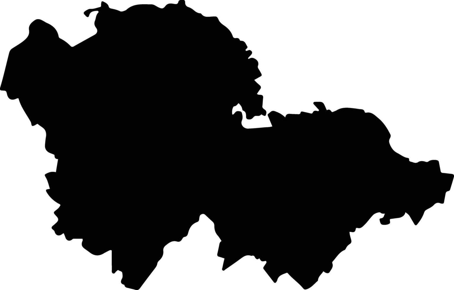 Comalcalco Mexico silhouette map vector