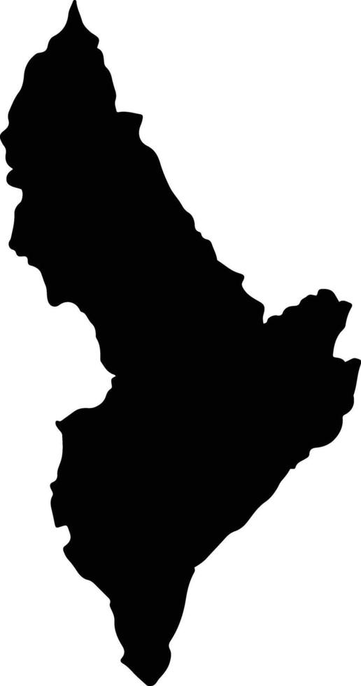 Combita Colombia silhouette map vector