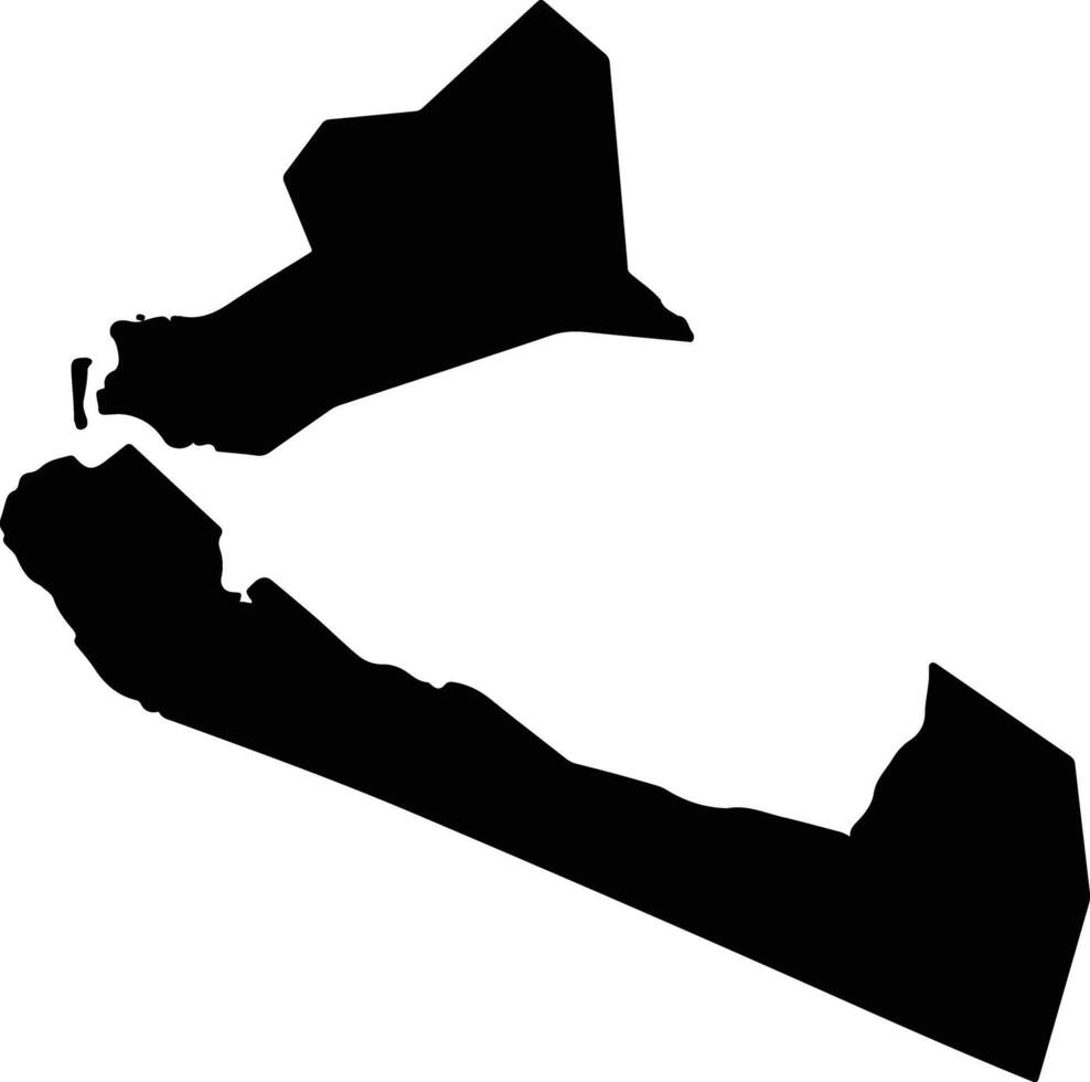 Commonwealth Liberia silhouette map vector