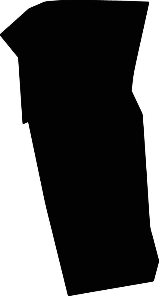 Comuna 5 Argentina silhouette map vector