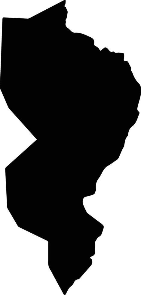Concepcion de Oriente El Salvador silhouette map vector