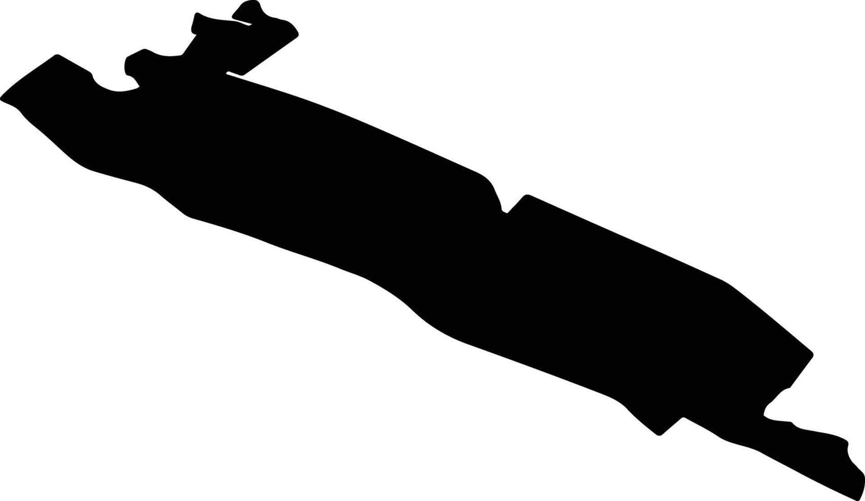 CONCESTI Romania silhouette map vector