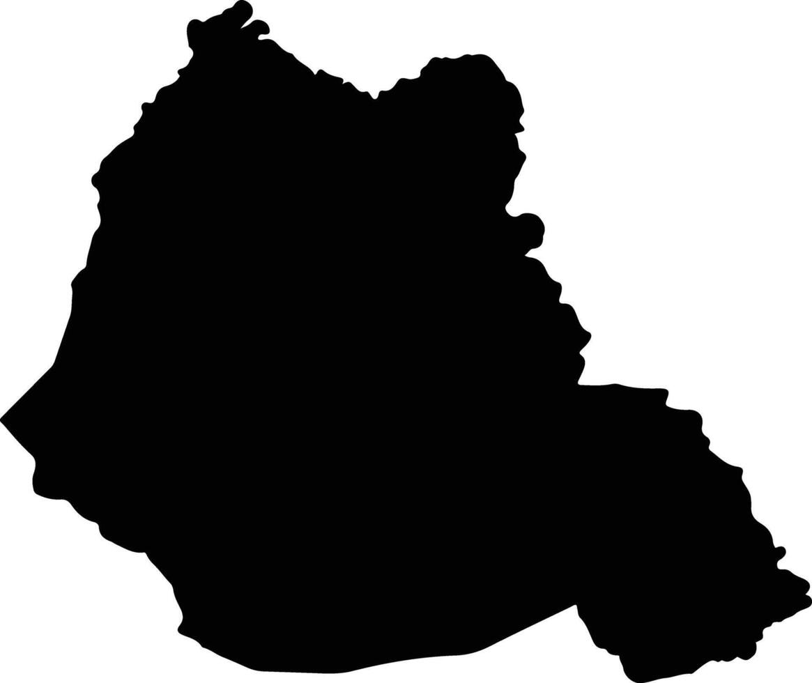 Concordia Honduras silhouette map vector