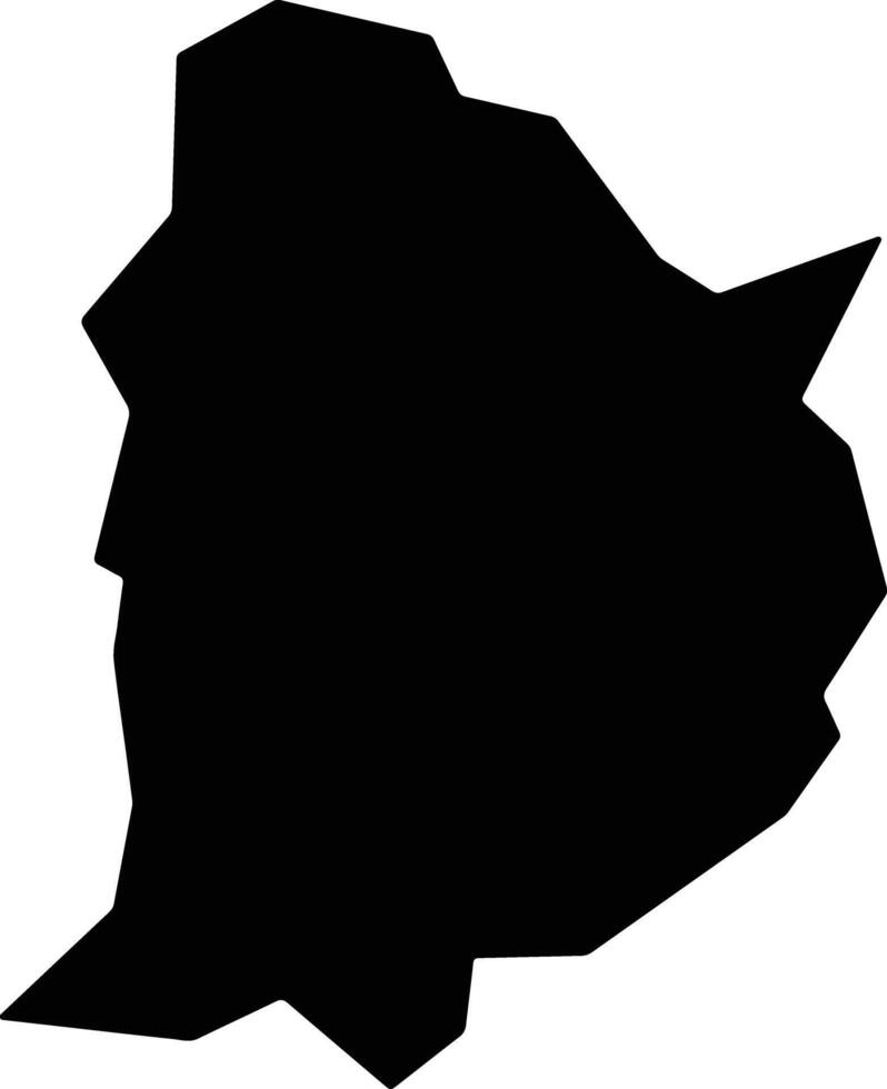 Conchas Brazil silhouette map vector