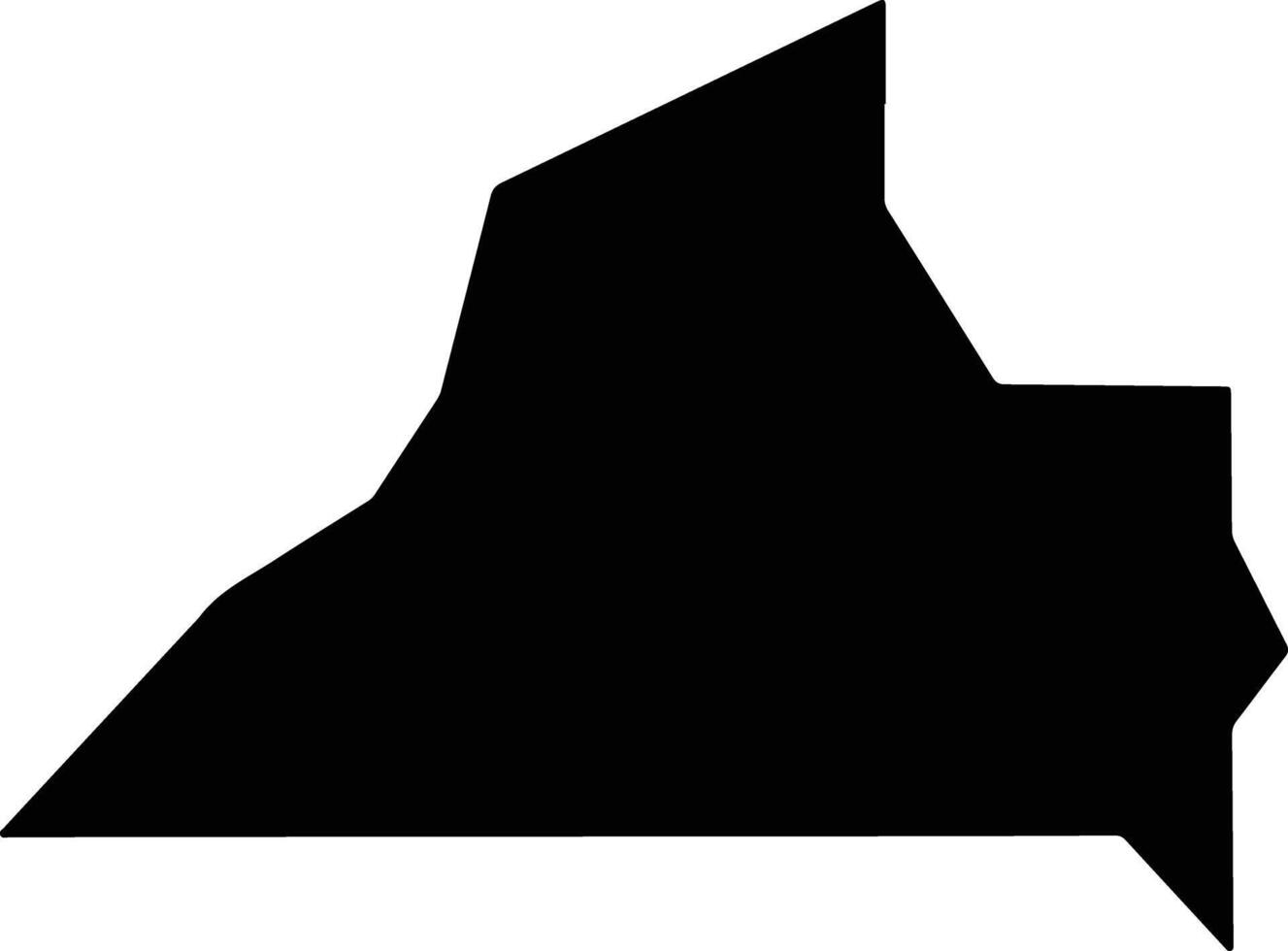 Conecuh United States silhouette map vector