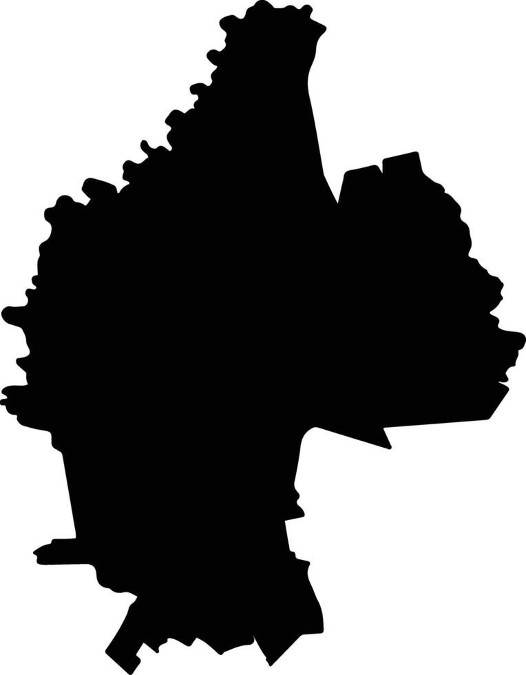 Concordia Mexico silhouette map vector