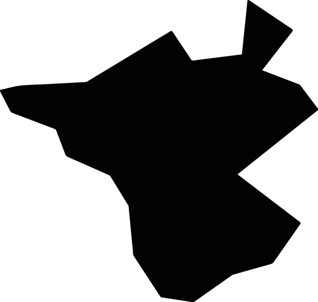 Constantina Brazil silhouette map vector