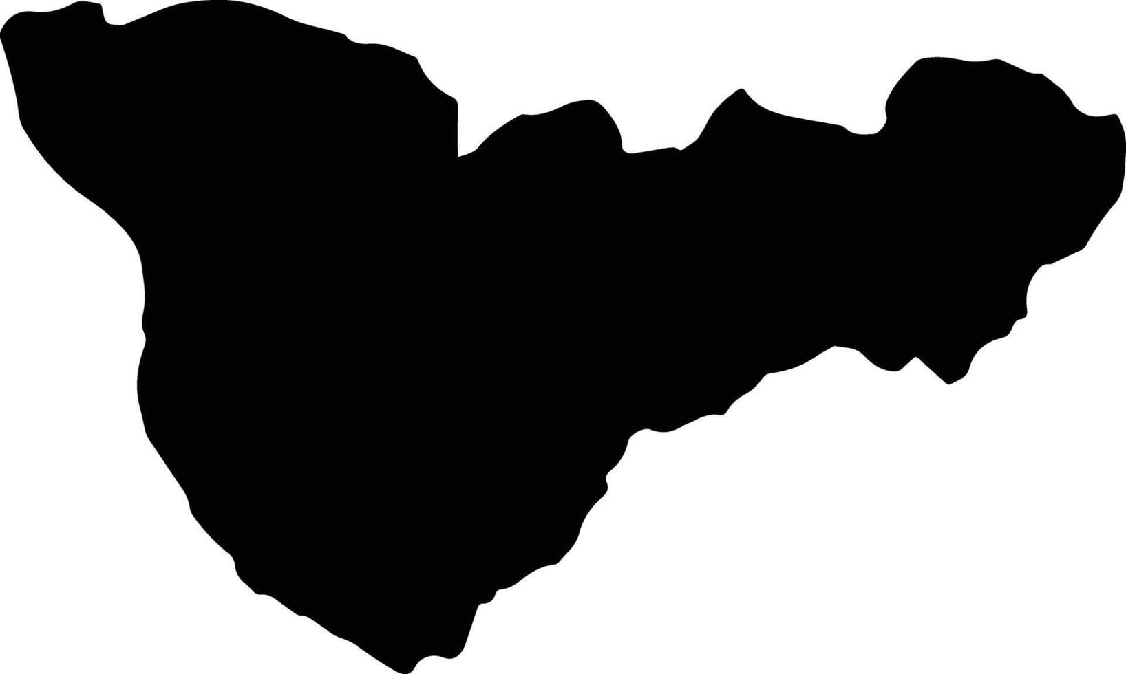 Contadero Colombia silhouette map vector