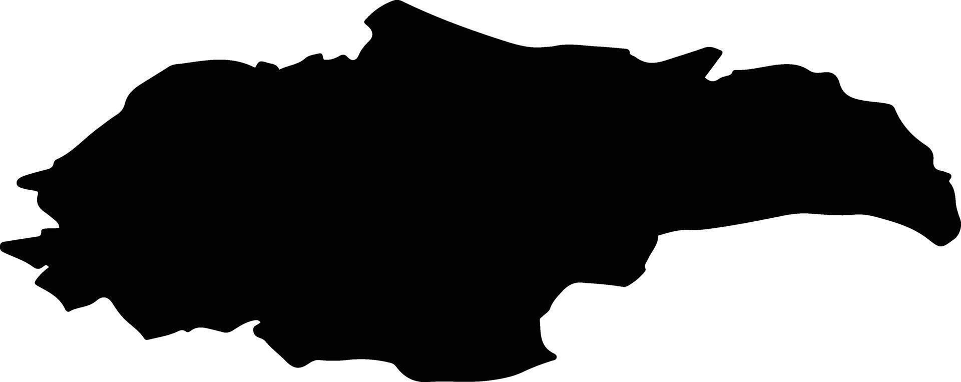 Contern Luxembourg silhouette map vector