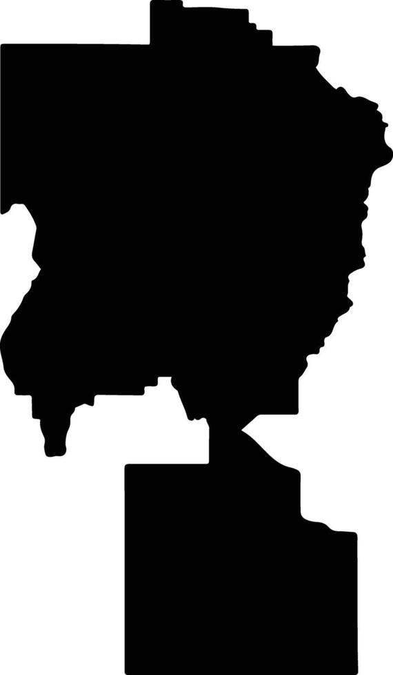 Coomalie Australia silhouette map vector