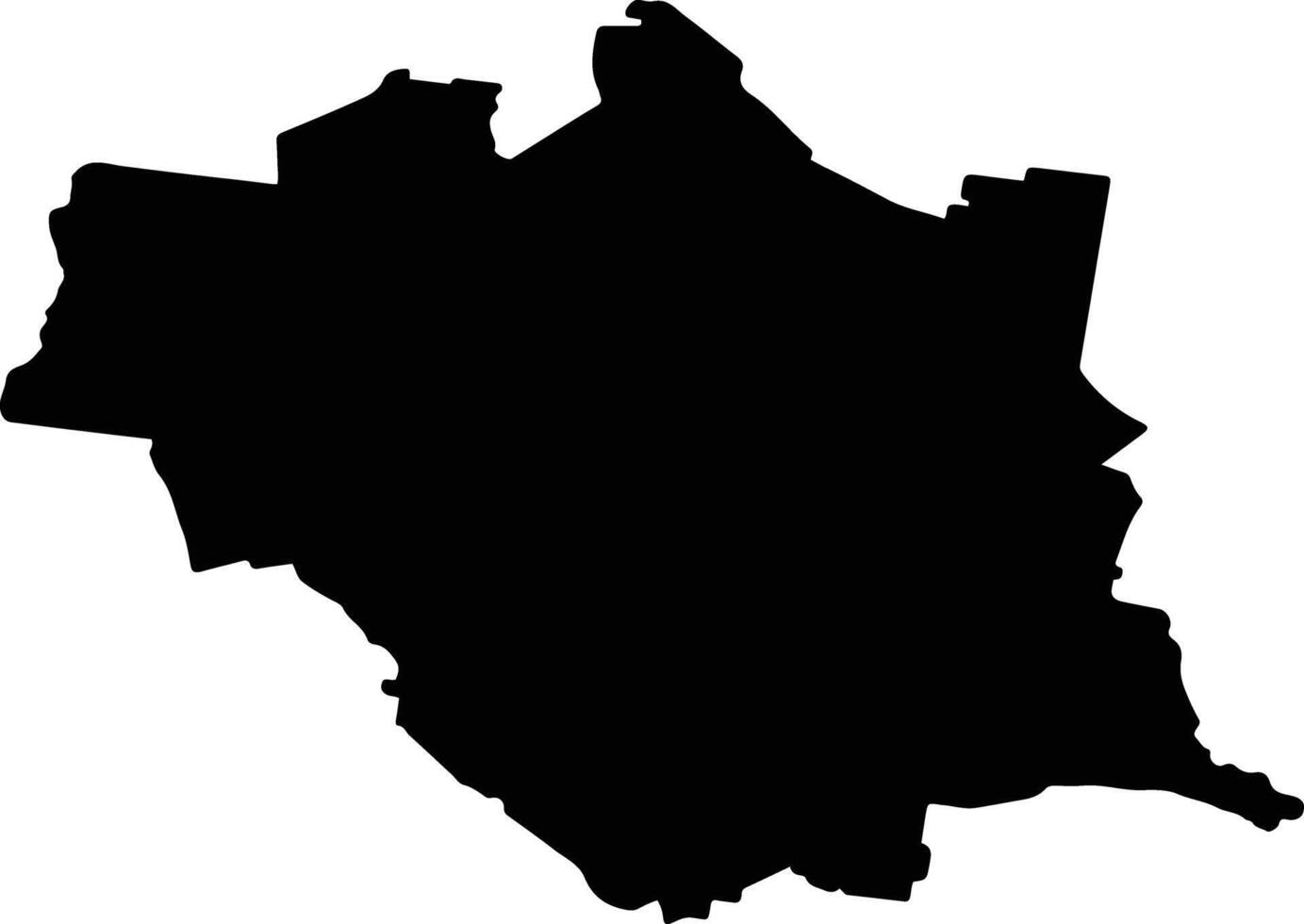 Coonamble Australia silhouette map vector