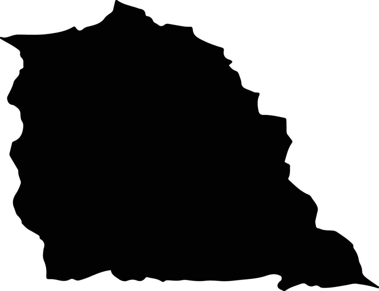 COPACENI Romania silhouette map vector