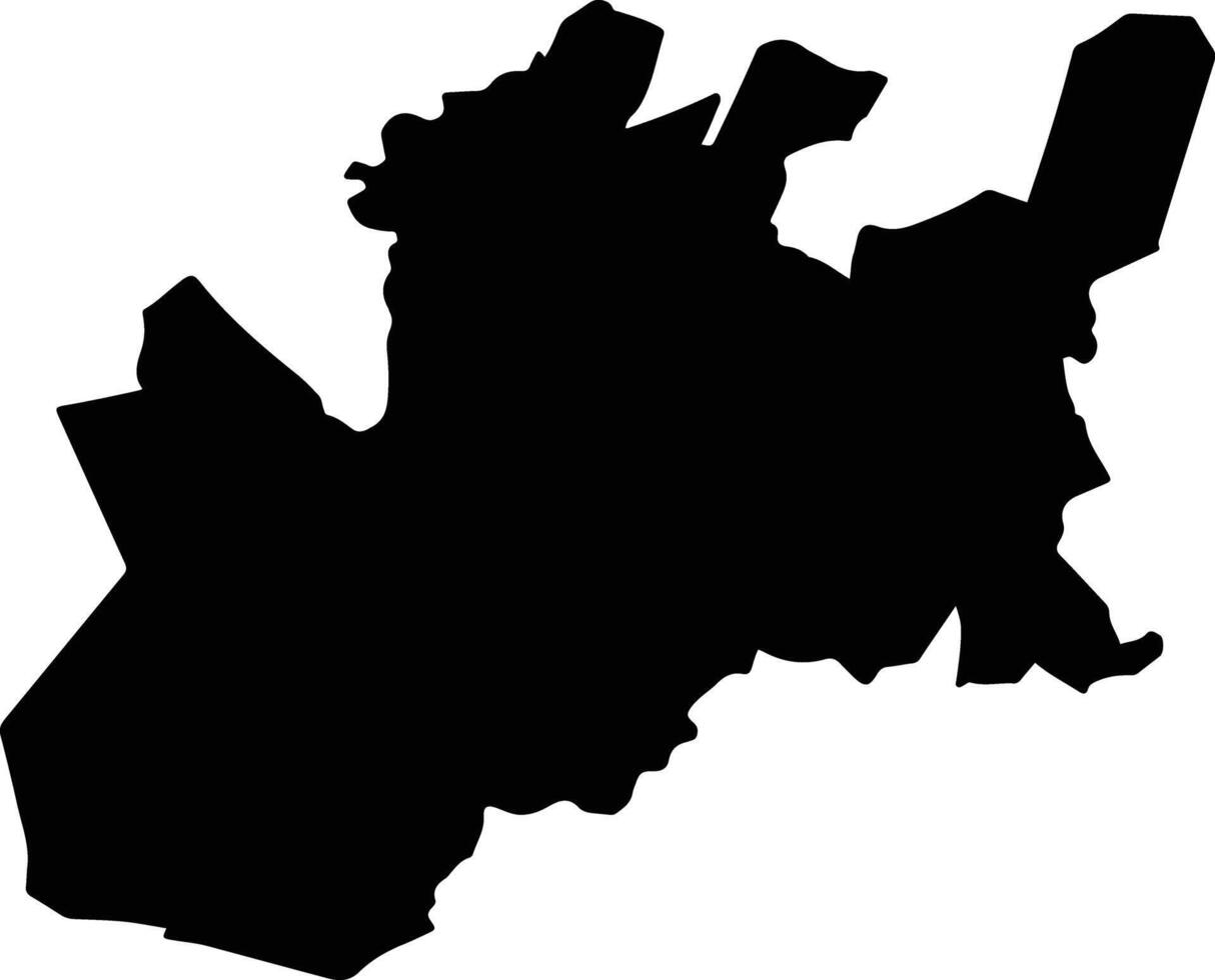 Copalillo Mexico silhouette map vector