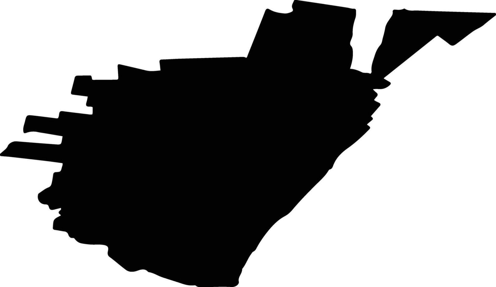 CORBU Romania silhouette map vector