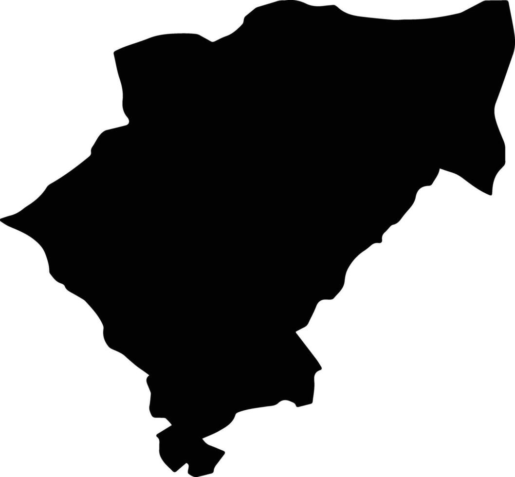 CORNEA Romania silhouette map vector