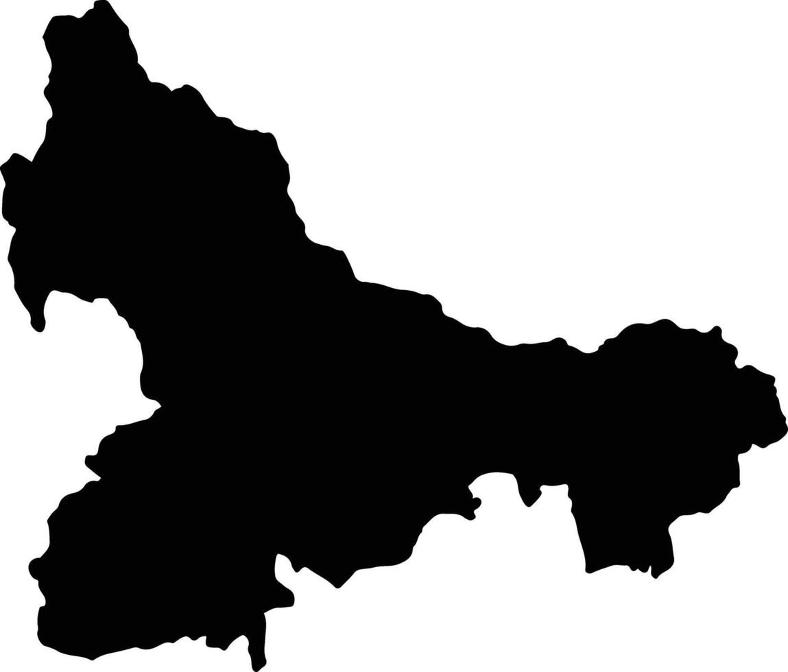 Cornelio Saavedra Bolivia silhouette map vector