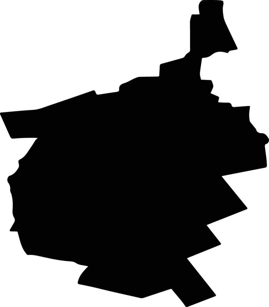 COROD Romania silhouette map vector
