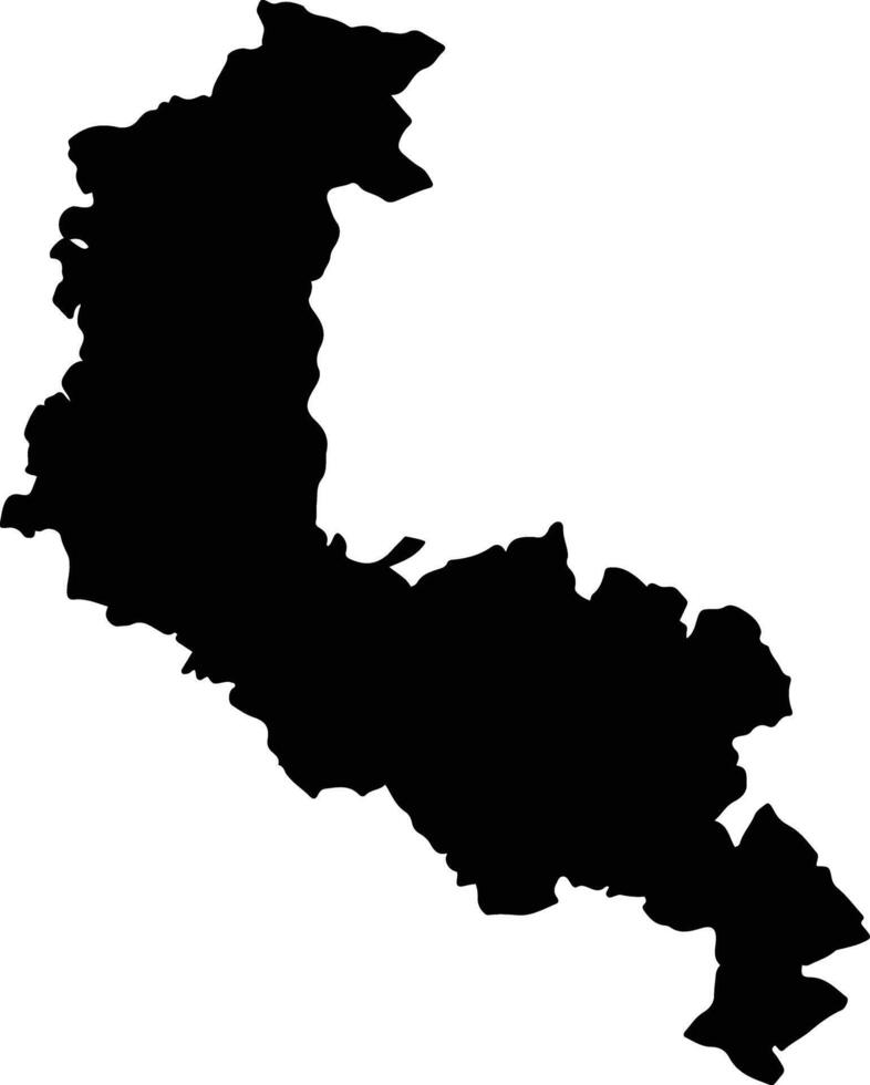 Corozal Colombia silhouette map vector
