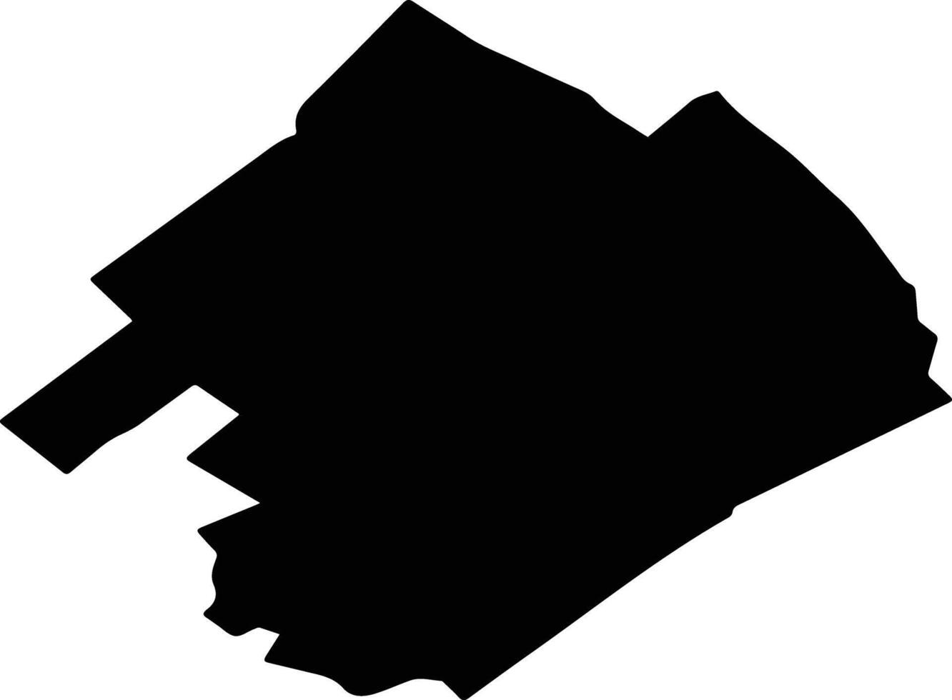 COSOBA Romania silhouette map vector