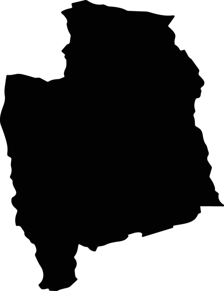 COSESTI Romania silhouette map vector