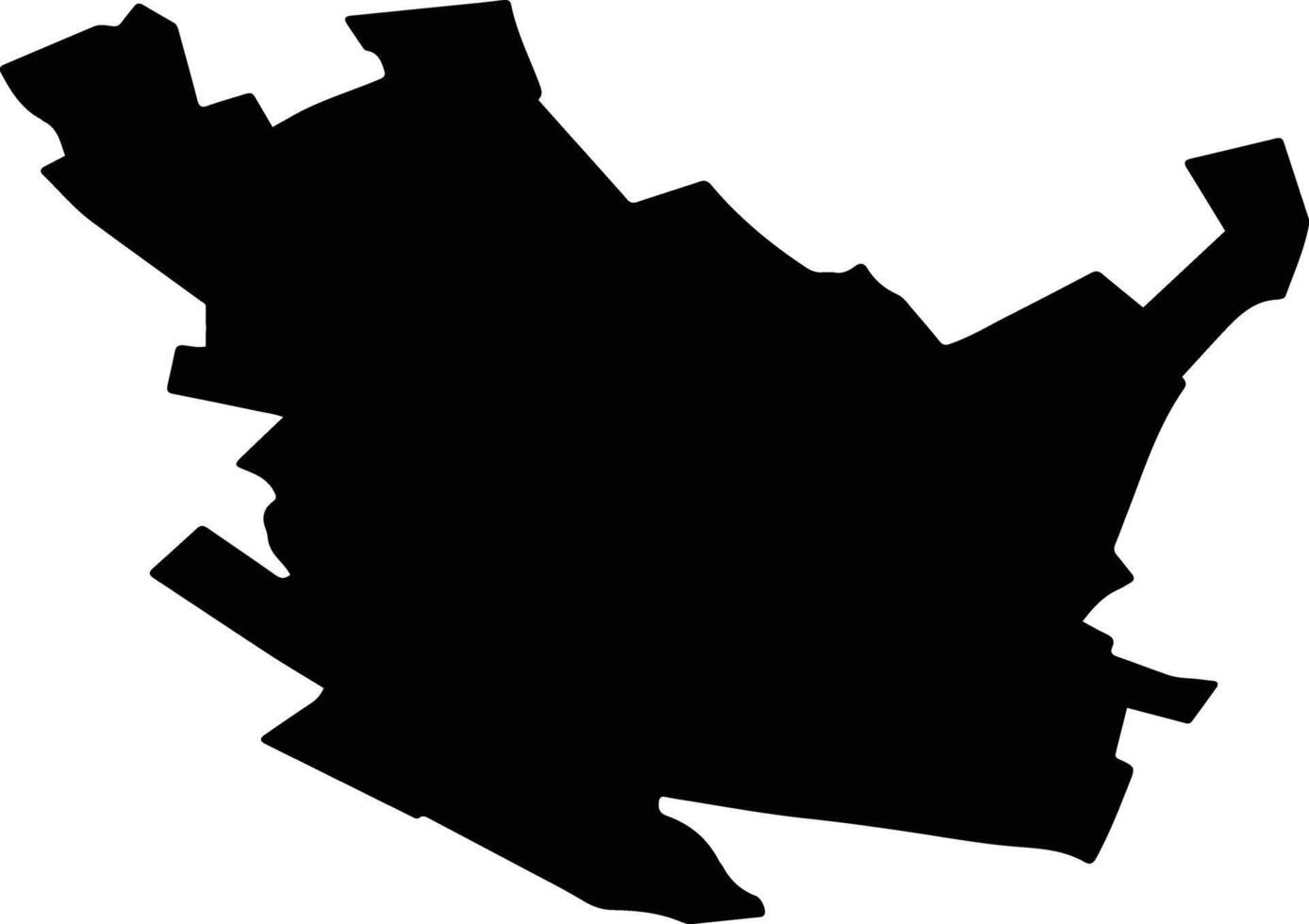 COSTESTI Romania silhouette map vector