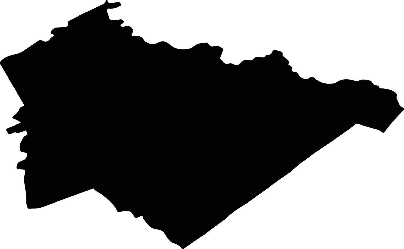 COSTULENI Romania silhouette map vector