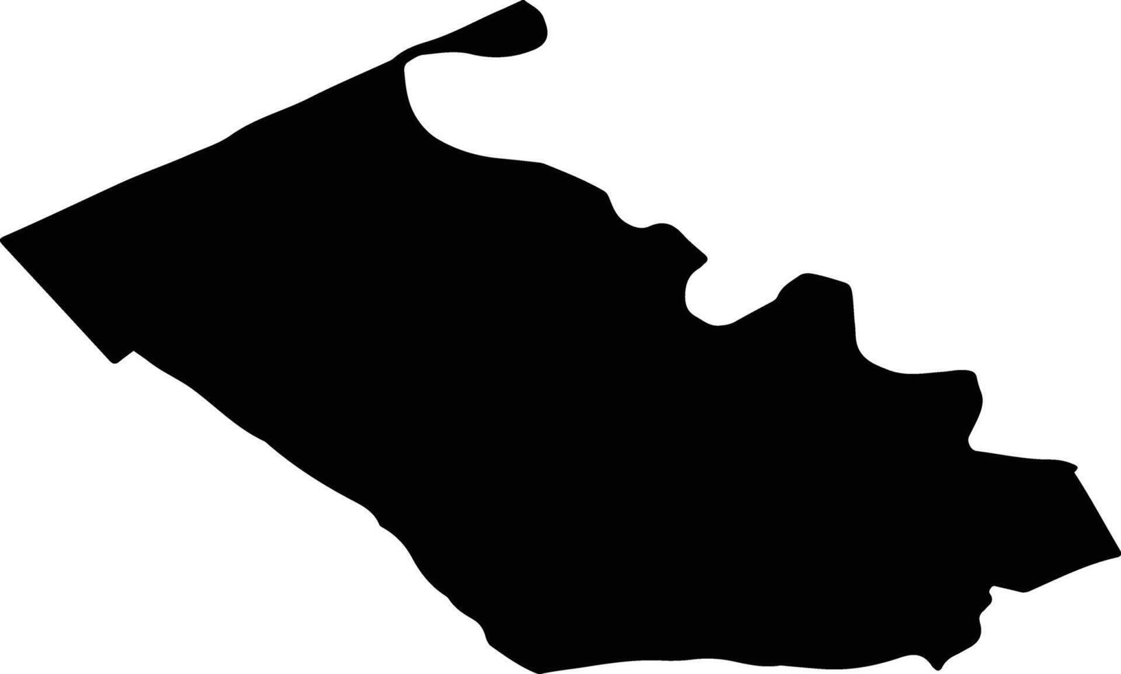 COTOFENII DIN DOS Romania silhouette map vector
