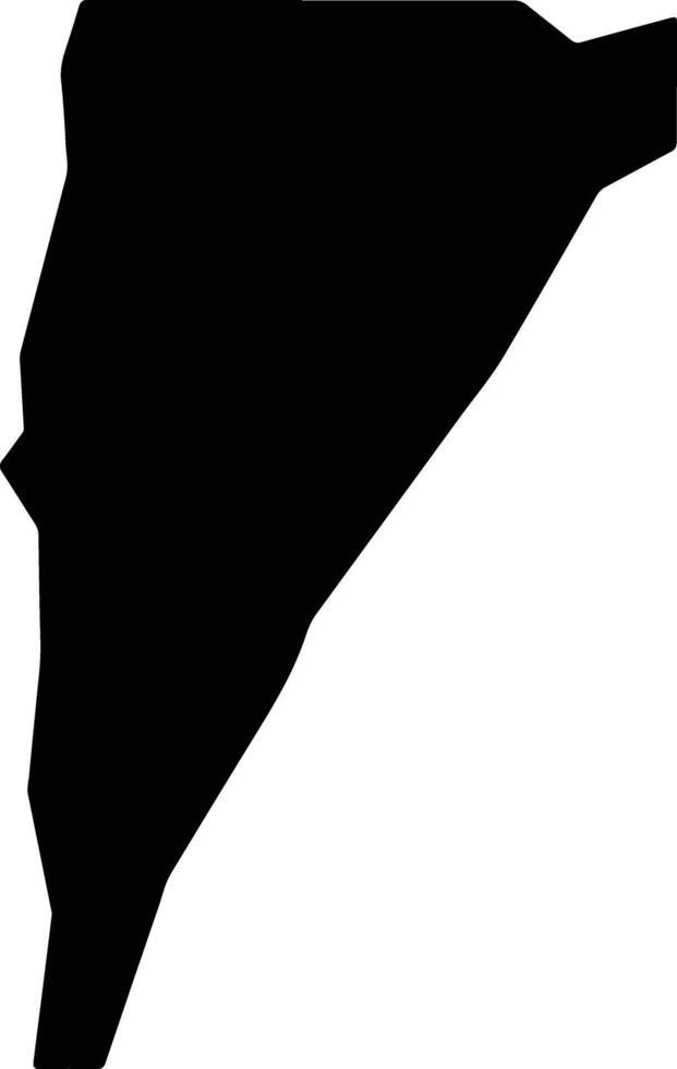 Cottesloe Australia silhouette map vector