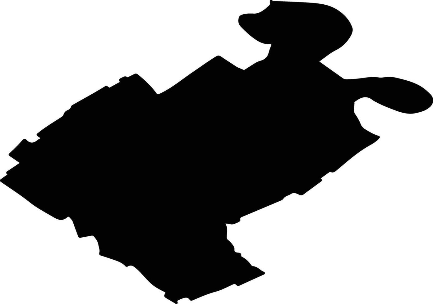 COTUSCA Romania silhouette map vector