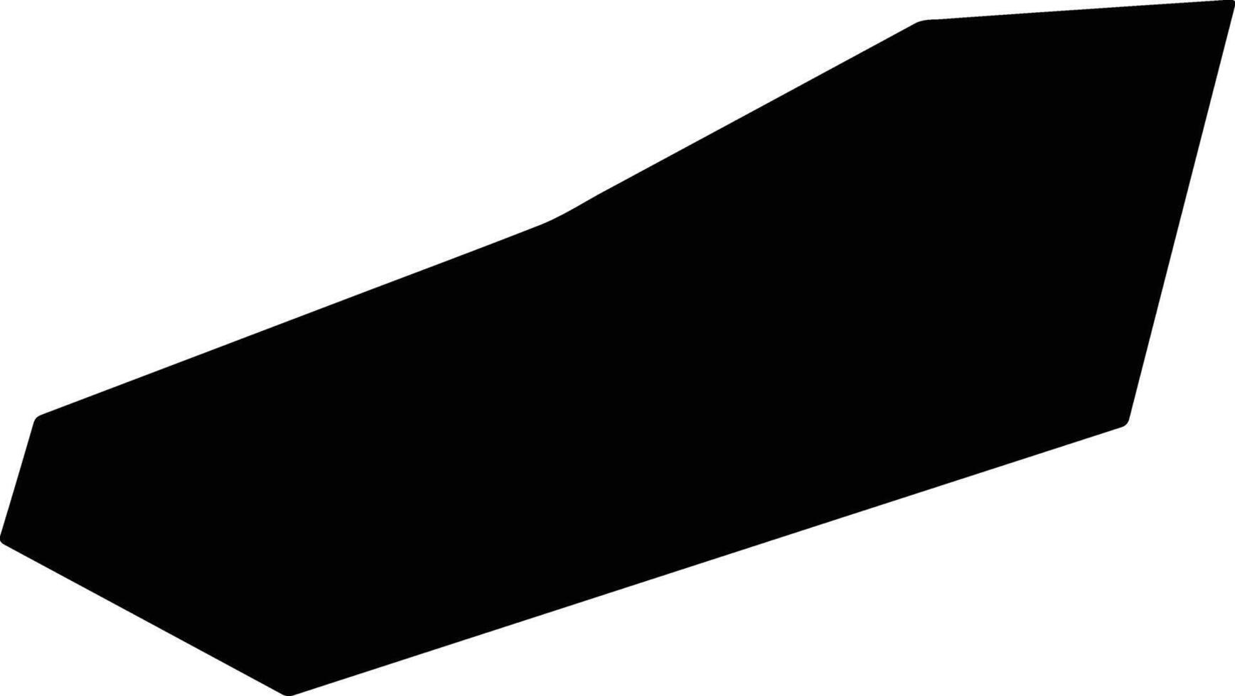 Covilha Portugal silhouette map vector