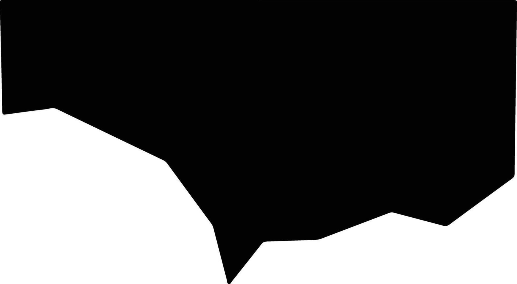 Cowlitz United States silhouette map vector