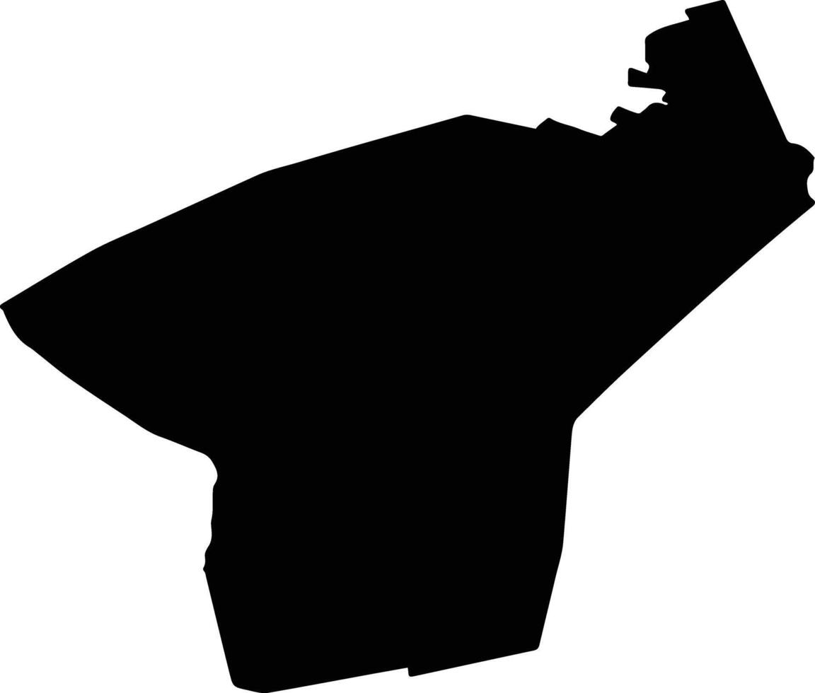 Cranendonck Netherlands silhouette map vector