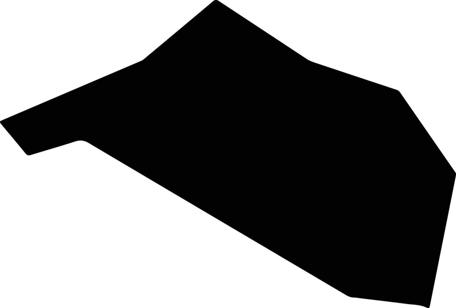 Crato Portugal silhouette map vector