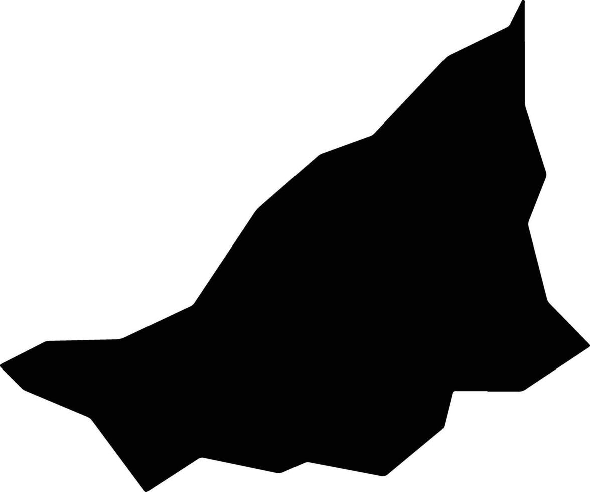 Cravinhos Brazil silhouette map vector