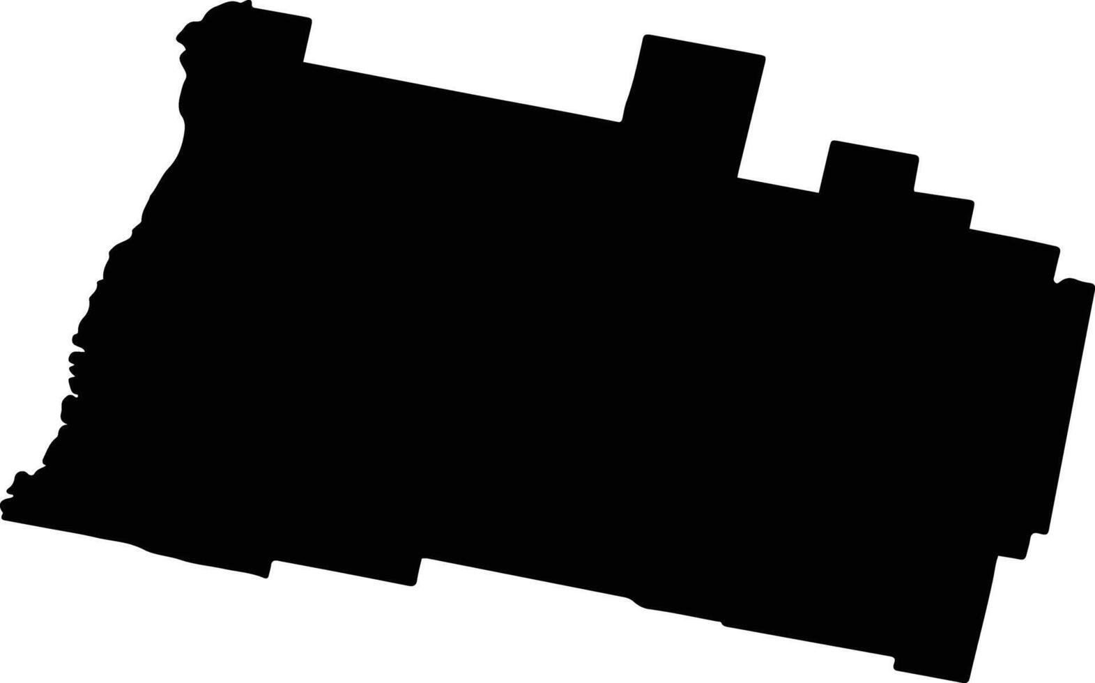 Cruz Alta Argentina silhouette map vector