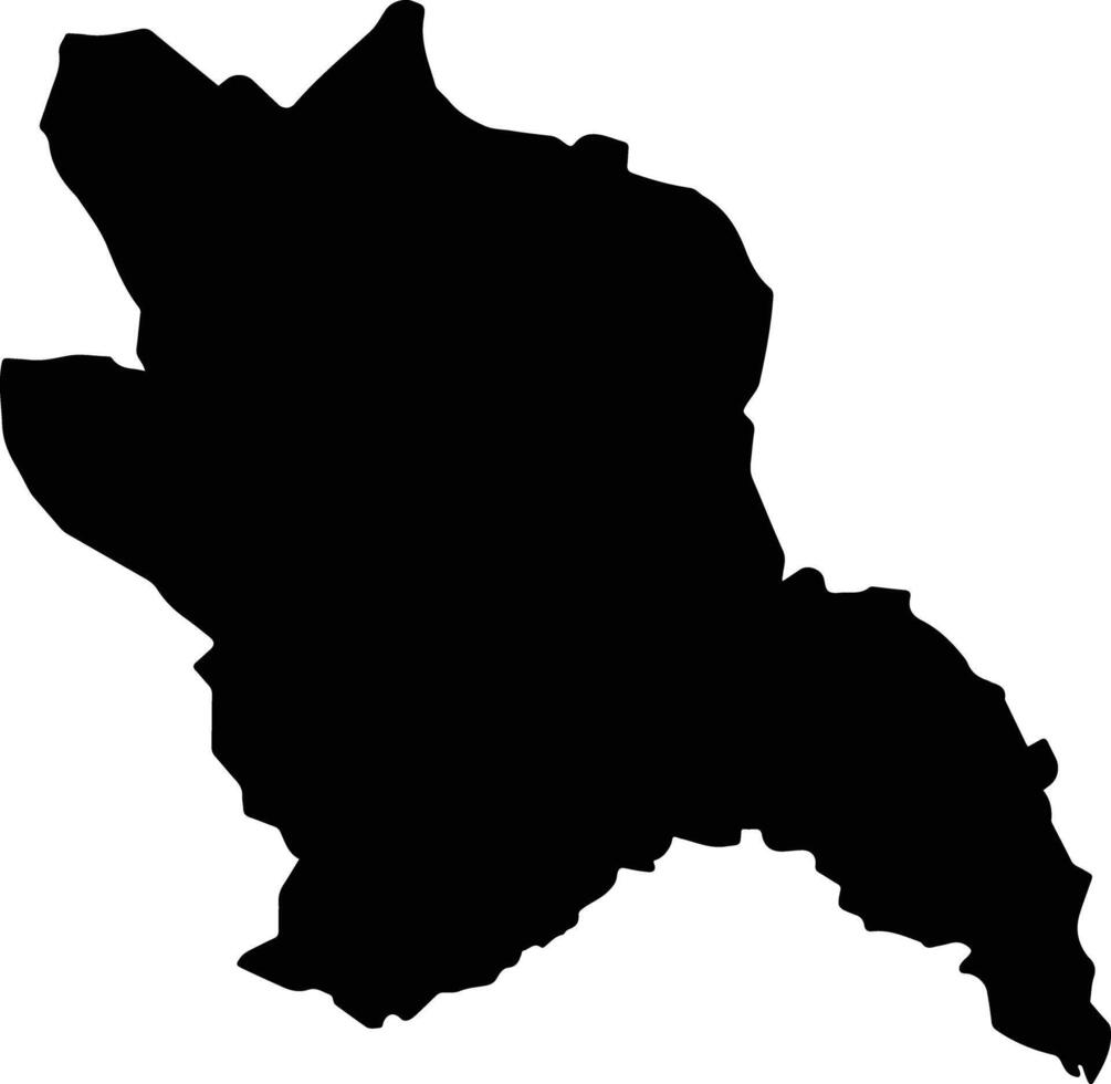 Cuaspud Colombia silhouette map vector