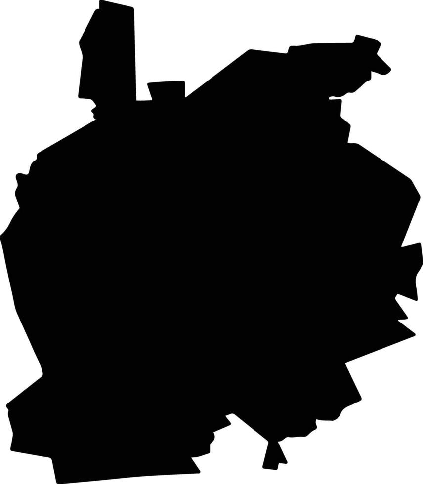 Cucurpe Mexico silhouette map vector