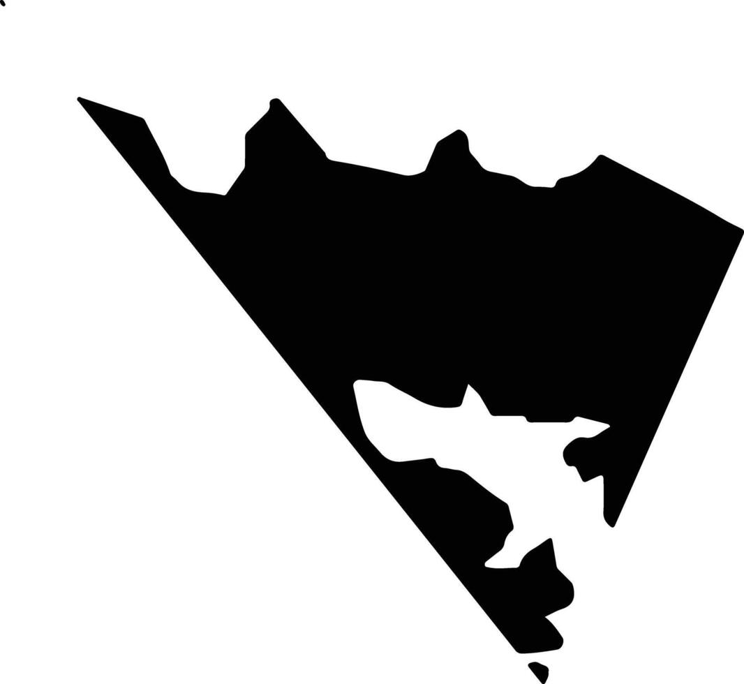 Culebra United States silhouette map vector